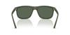 Armani Exchange Sunglasses for Matte Dark Lens 0AX4167SU [ARMANI EXCHANGE] Men. Frame Green, Lens Green, Width 56mm.