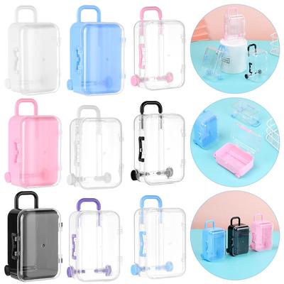 Case Dollhouse Decoration Lovely Small Clutch Mini Suitcase Dolls Miniature Toys Jewellery Box