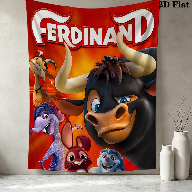 Ferdinand Wall Tapestry Aesthetic Wall Hanging Printed Fabric Blanket Decorative Tapestries For Bedroom Living Room Home Decor