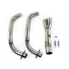 Exhausts Pipes For Yamaha MT-07 YZF R7 2021-2025 Whole System Exhaust Header Pipe Muffler Tips Exhaust Systems