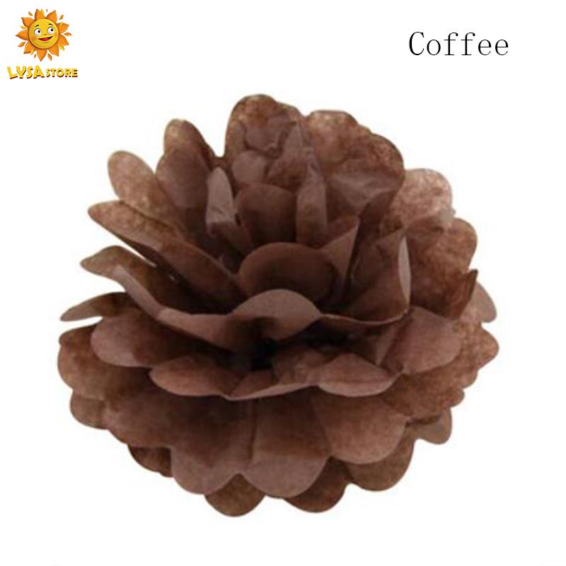 10inch 25cm European And American Party  Decorative Paper Flower Ball Handmade Garland For Wedding Dress Up Birthday Gathering