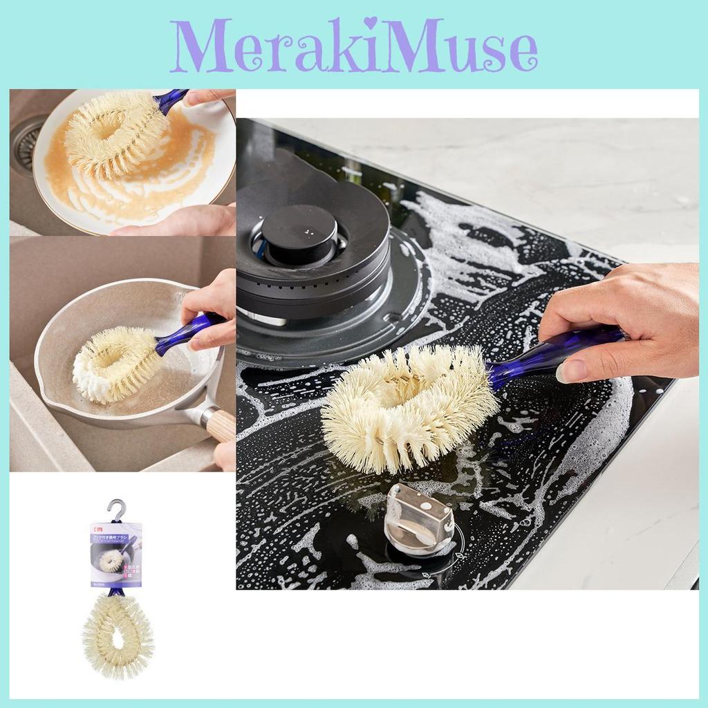 Effektiv gryte- og panneskrubbebørste for rengjøring av hjemmekjøkken og oppvask
