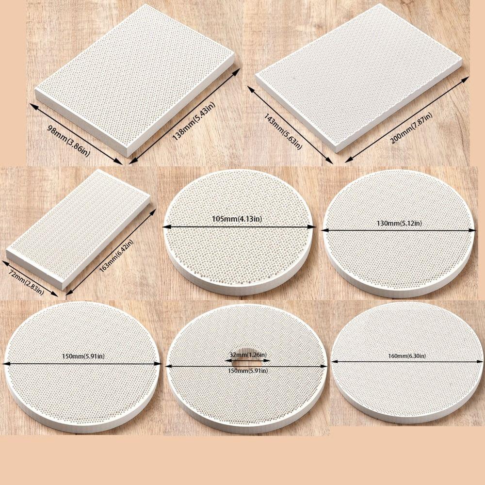 Square Ceramic Replacement Filter Honeycomb Ceramic Air Purification Filter  Home Cleaning