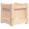 VidaXL Jardinière 31x31x31 cm bois de pin massif 837394