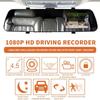 4.5 Inch Car DVR Mirror Rearview Camera Recorder 720/1080P HD Dash Cam Front and Rear Dual Lens Loop Recording Car Driving Recorder