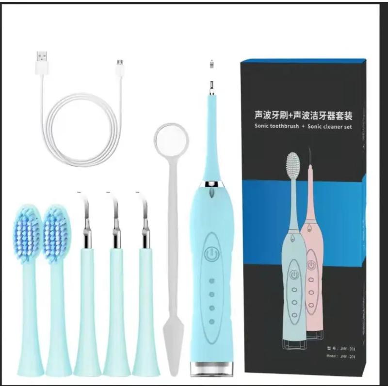 Electric Sonic Toothbrush Dental Teeth Cleaner 4 Modes Dental Scaler Calculus Tartar Remover Stone Removal for Tooth Whitening