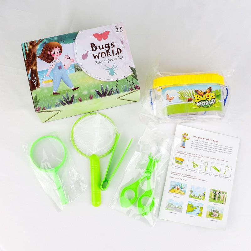 6Pcs Outdoor Adventure Camping Tool Kids Explorer Set Bug Catcher Kit Educational Nature Exploration Puzzle Toys Gift