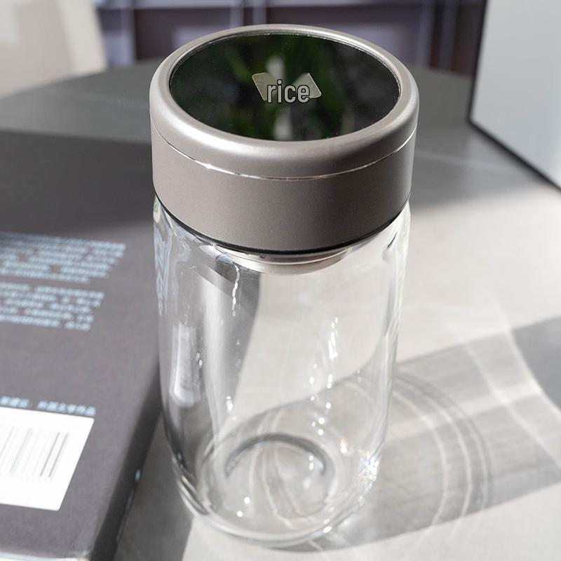 

Borosilicate Glass Tea Separation Mug with Stainless Steel Infuser