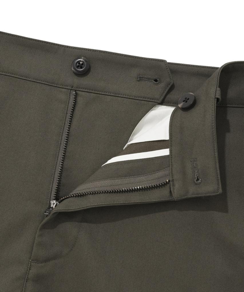 COVERNAT Semi-Wide Chino Pants Khaki