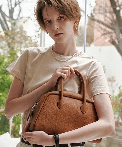 Demaker Vetiver Medium Tote Bag-Caramel