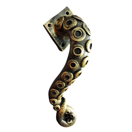

Octopus Door Handle – Unique Tentacle Design, Heavy Duty Pull, 8.27 in *2.76 in Bronze Finish Handmade with 4 Screws for Doors Drawers 1pc