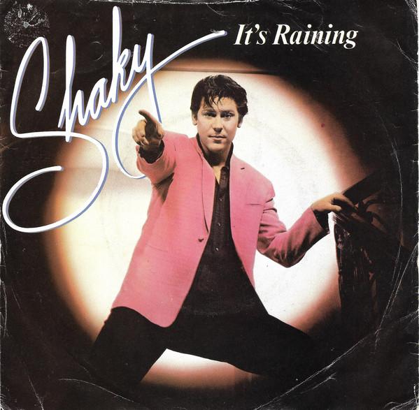 7inch Record SHAKIN' STEVENS - It's Raining EPCA1643 Epic 1981 UK Rock Used