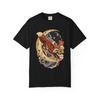Lunar Courier Celestial Collage T-Shirt Black Front Print Comfort Colors 1717