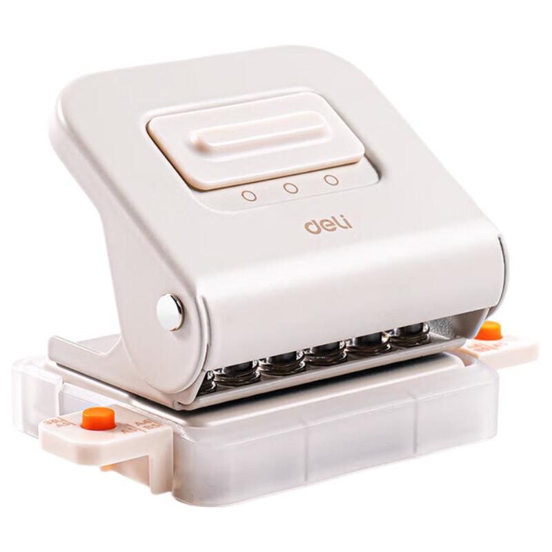 Deli Adjustable 6/3-Hole Puncher