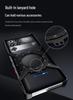 Red Magic 11 Pro+ Metal X-Shape Case with Magnetic Luminous Gear Rotating Stand
