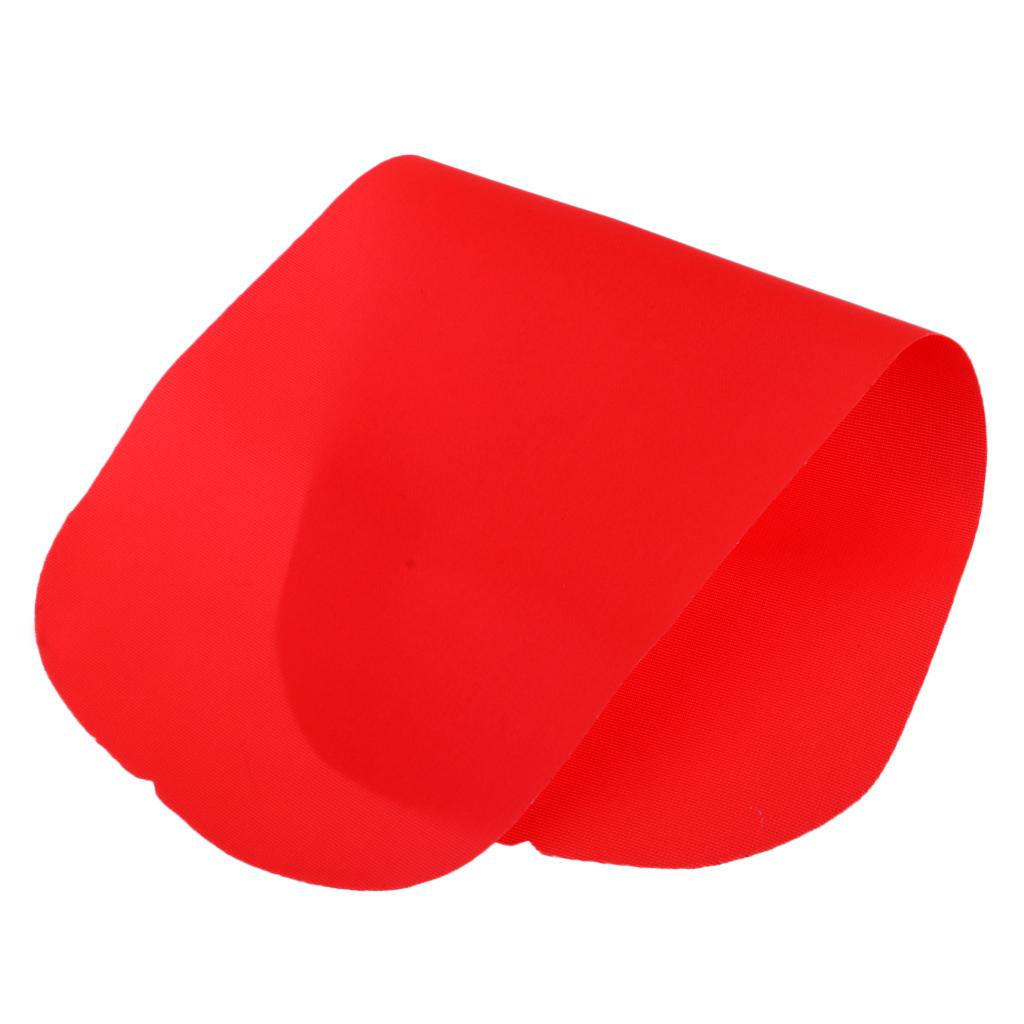 Scuba Diving SMB Surface Marker Buoy Safety Sausage Mending Repair Pad Patching - Red, as described