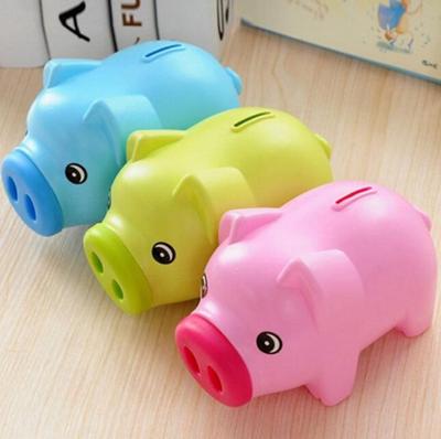 Garneck 1PCS Cute Plastic Piggy Bank Coin Bank Saving Pot Money Bank Birthday Nursery Decor for Girls Boys