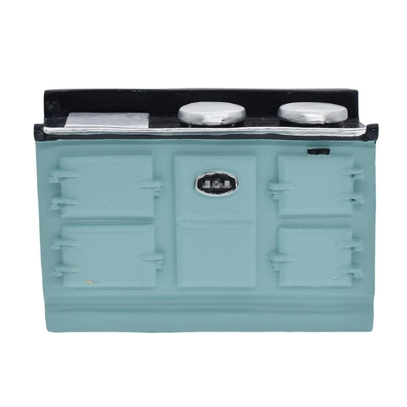 

Кухонные шкафы, миниатюрная модель мебели, кукольные домики, кухонный аксессуар, реалистичный игровой набор 1:12 синий