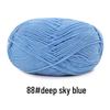 Su He 4-Strand Combed Cotton Yarn for Handmade Knitting: DIY Milk Cotton for Dolls, Cushions, and Blankets.