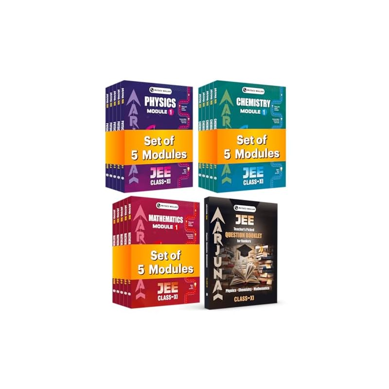 PW Arjuna For JEE Main & Advanced Class 11 Physics, Chemistry, Mathematics Modules and Question Booklet with Solutions Combo Set of 16 Books (2026 Edi