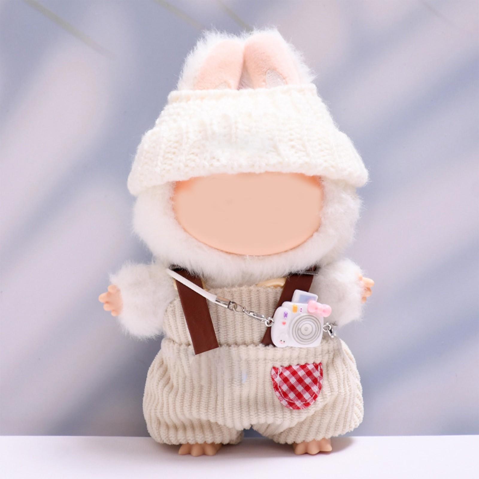 

Веселая одежда для кукол, аниме плюшевые игрушки и милые аксессуары, милая одежда для кукол кроссбоди One Size бежевый