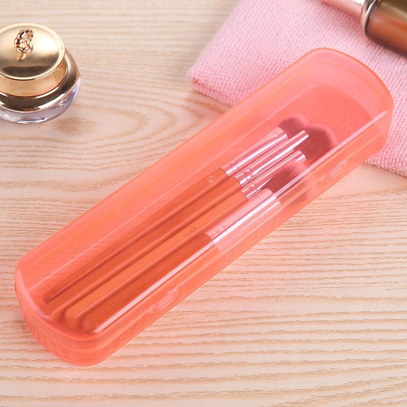 

Toothbrush Case, Home Travel Convenient Storage Box, Candy Color Storage Container Box Rack рожевий