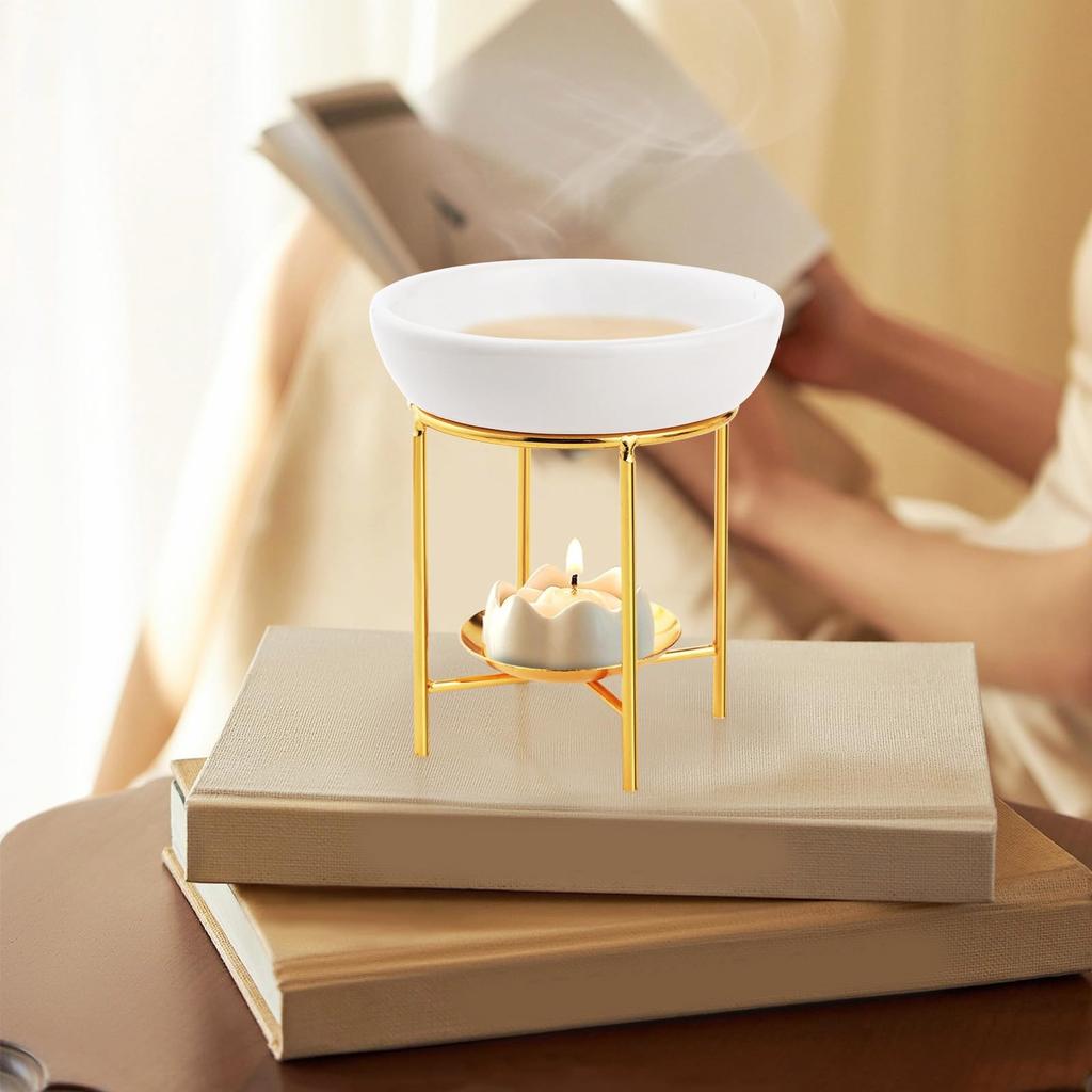 Multifunction Aromatherapies Wax Melt Burners Tealight Holder Rack Ceramics Essential Oil Warmer Furnaces Home Decors