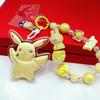 2026 Year of the Horse Wealth Charm Cute Gold Phone and Bag Lanyard with Cartoon Sticker Gift