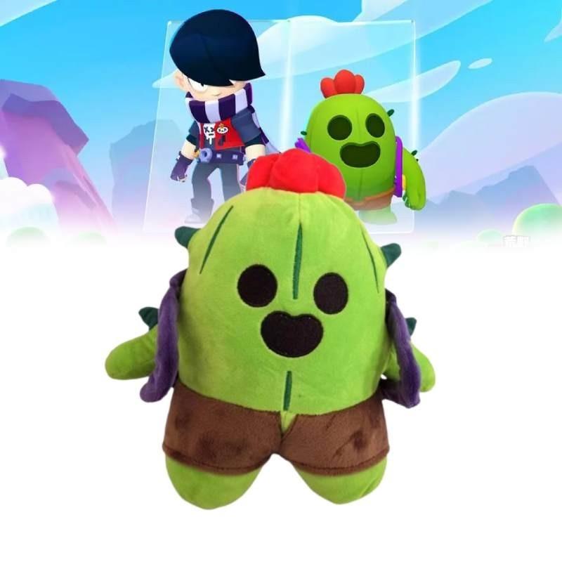 Mignon Cartoon Peluche Sauvage à Pointes Poupée Léon Héros Cactus Peluche Transfrontalière