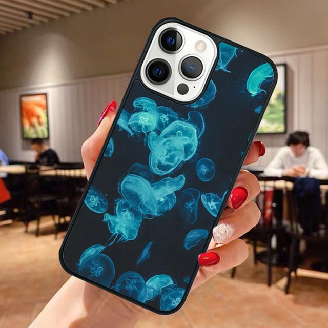 jellyfish Phone Case For Apple iPhone 17 Air Pro Max Plus Coque For iPhone 17 Air 14 15 16 13 12 Max Cover