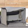 205 X 124cm Three-Seater Swing Chair Protective Cover Grey