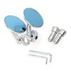 Motorbike Rear View Mirrors Round 7/8" Handle Bar End Mirror for Scooter ATV