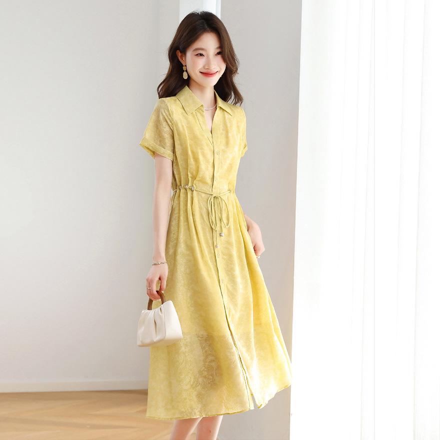 

Уникальное и красивое платье с приталенным силуэтом, женское новое, темпераментное, с красивым дизайнерским подолом 2XL жёлтый