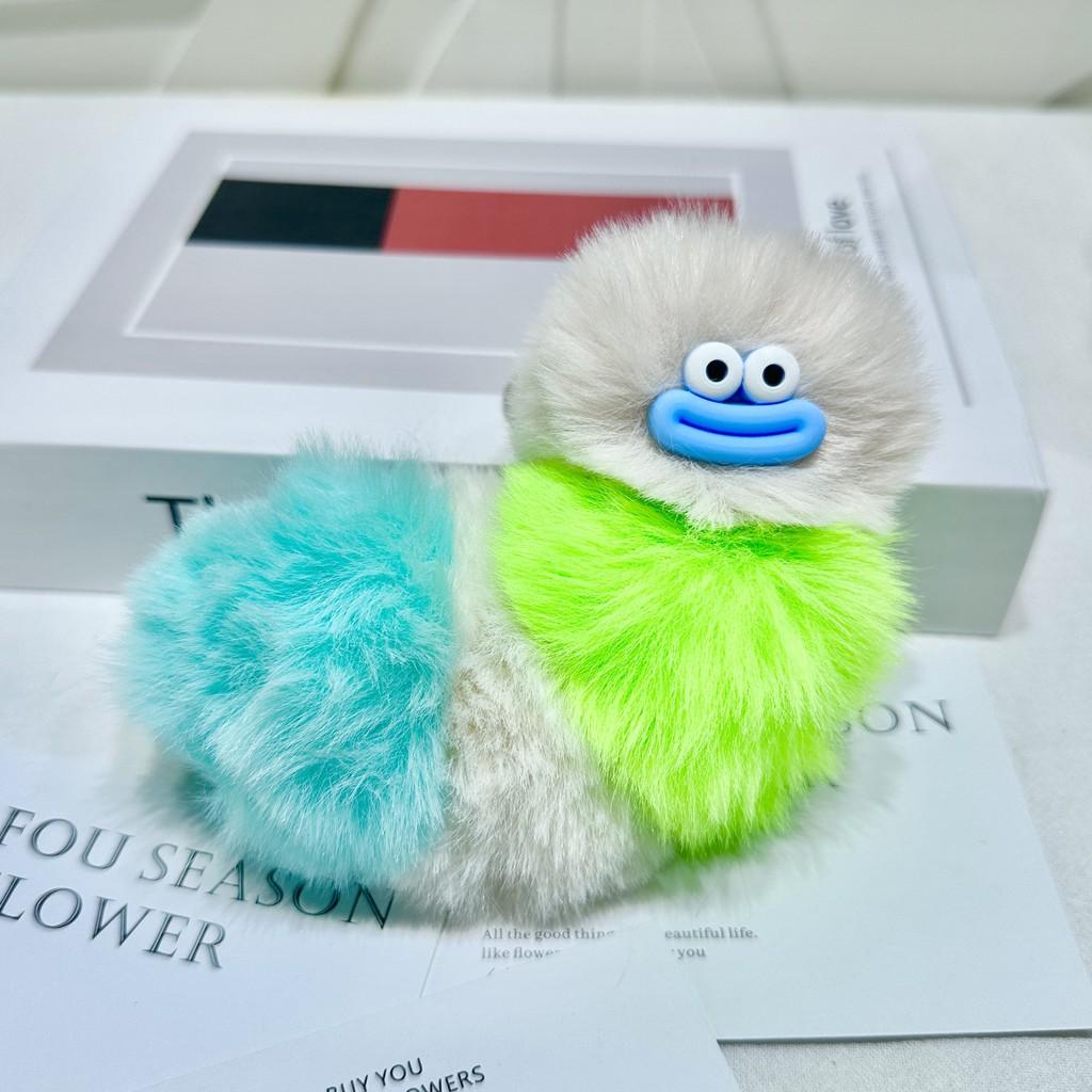 

Плюшевая колбаса Очаровательный рот Сделай сам Брелок-шар Аксессуар Для Дней рождений Торжеств И Blue White