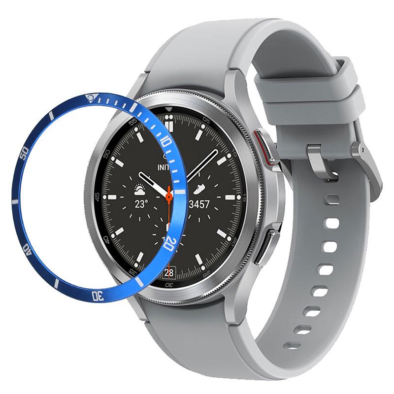 For Samsung Galaxy Watch7/Watch6/Watch5/Watch4/40mm Watch Bezel Ring Zinc Alloy Dial Bezel Adhesive Frame Ring Cover