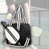 Badminton Shoulder Bag Large Handbag for Adults Pickleball Racquet Orange