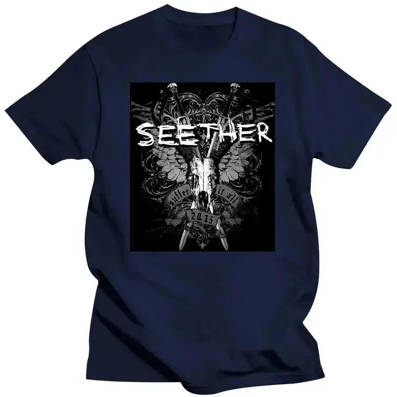 Heavy Metal Seether T Shirt Women Men Rock T-shirt Comfort Top100% Cotton Men's Summer Small Fresh T-Shirt Fashion Trend T-Shirt
