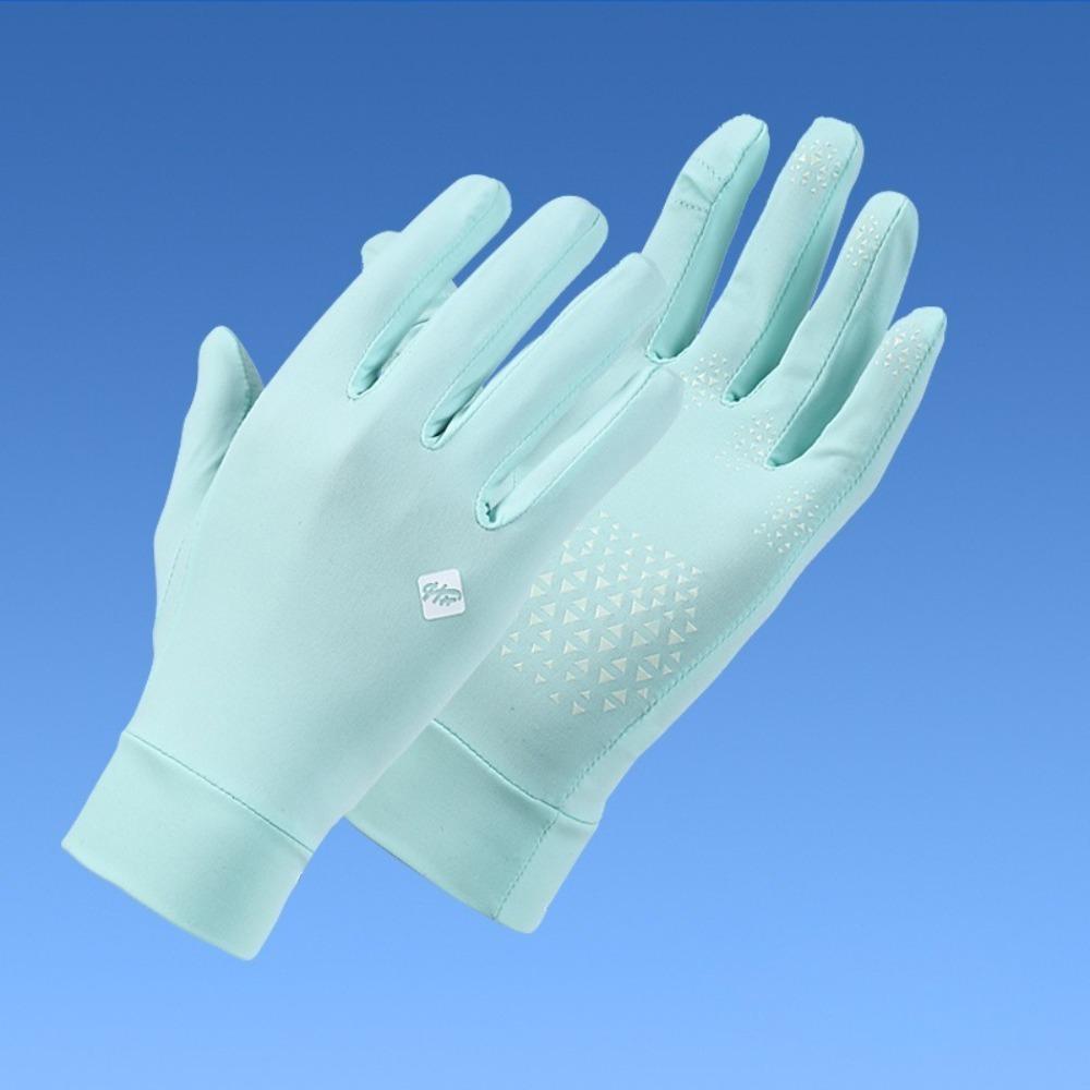 Anti-UV Sunscreen Gloves Touch Screen Riding Driving Gloves New Flip Finger Gloves  Summer
