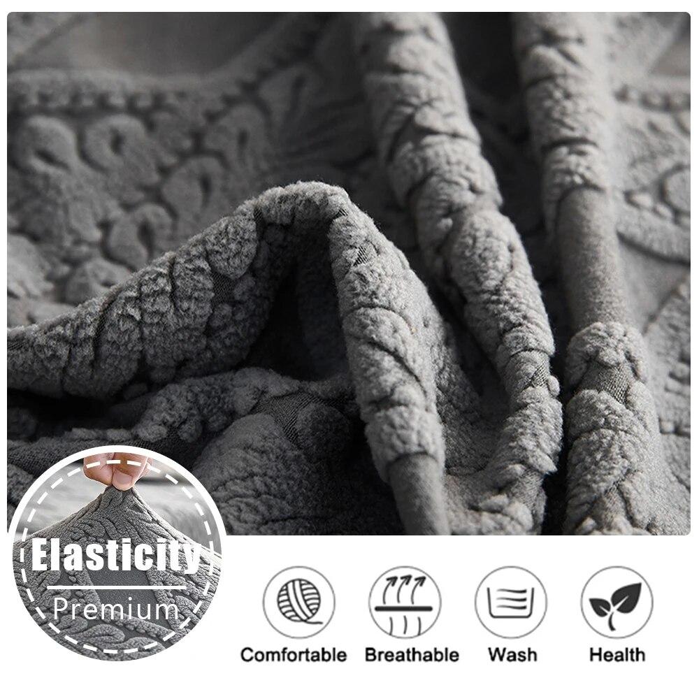 Thick Jacquard Sofa Seat Cushion Cover Stretch Sofa Cover for Living Room Washable Removable Furniture Protector Couch Slipcover