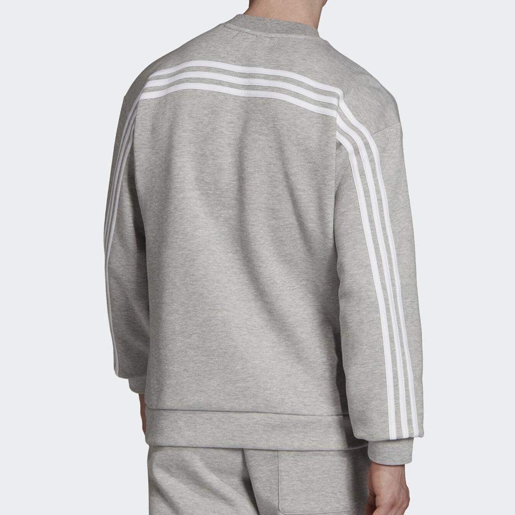 New Adidas Sweatshirts Men Medium Heather Gray EB5279