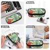 Pencil Case Simple Design 300D Polyester Secure Zipper with Mesh Divider Pen Holders and Spacious Main Compartment for Students