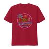 Club Tropicana Neon Design T Shirt Tropical Vibes with Palm Tree Sun Free Drinks Fun and Sunshine  vintage Washed