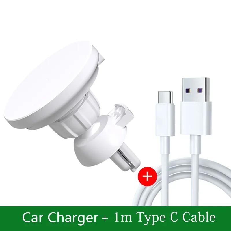 Upgraded Magnetic Wireless Car Charger 30W Fast Car Charging for iPhone 12 13 14 15 pro max mini Air Vent Car Phone Holder Stand