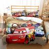 3D Digital Printing Three-Piece Anime Cars Quilt Cover Bedding Bedding Kit