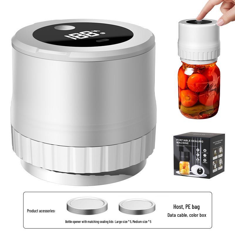 Automatic Mason Jar Vacuum Sealer: Compact Household Preservation Device