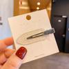 Ladies Girl Salon Make Up Bling Glitter Child Sweet Colorful Edge Section Pins Curly Hairpins Logo Bend Free No Crease Hair Clip