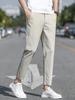 Herren Schlanke Neun-Punkt Eis Seide Sommer Freizeit Hose