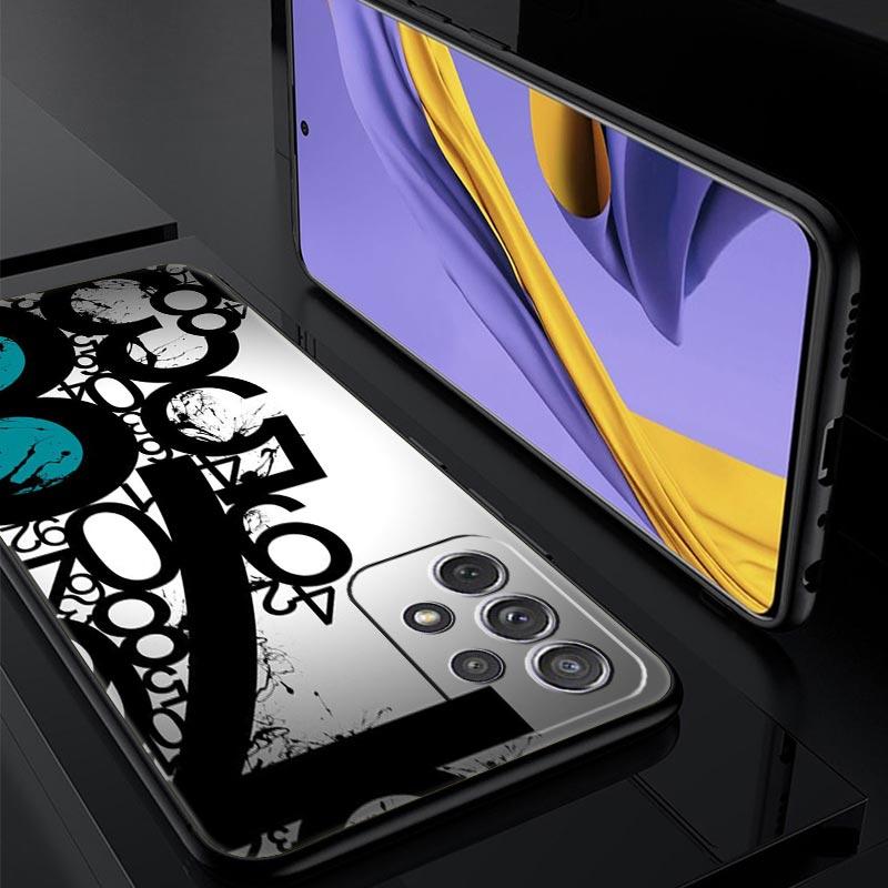 Number Pattern Phone Case for Samsung Galaxy A55 A35 A17 A07 A15 A13 A25 A51 A71 A72 A73 A32 A52 A52S A41 5G Soft TPU Shell Bags