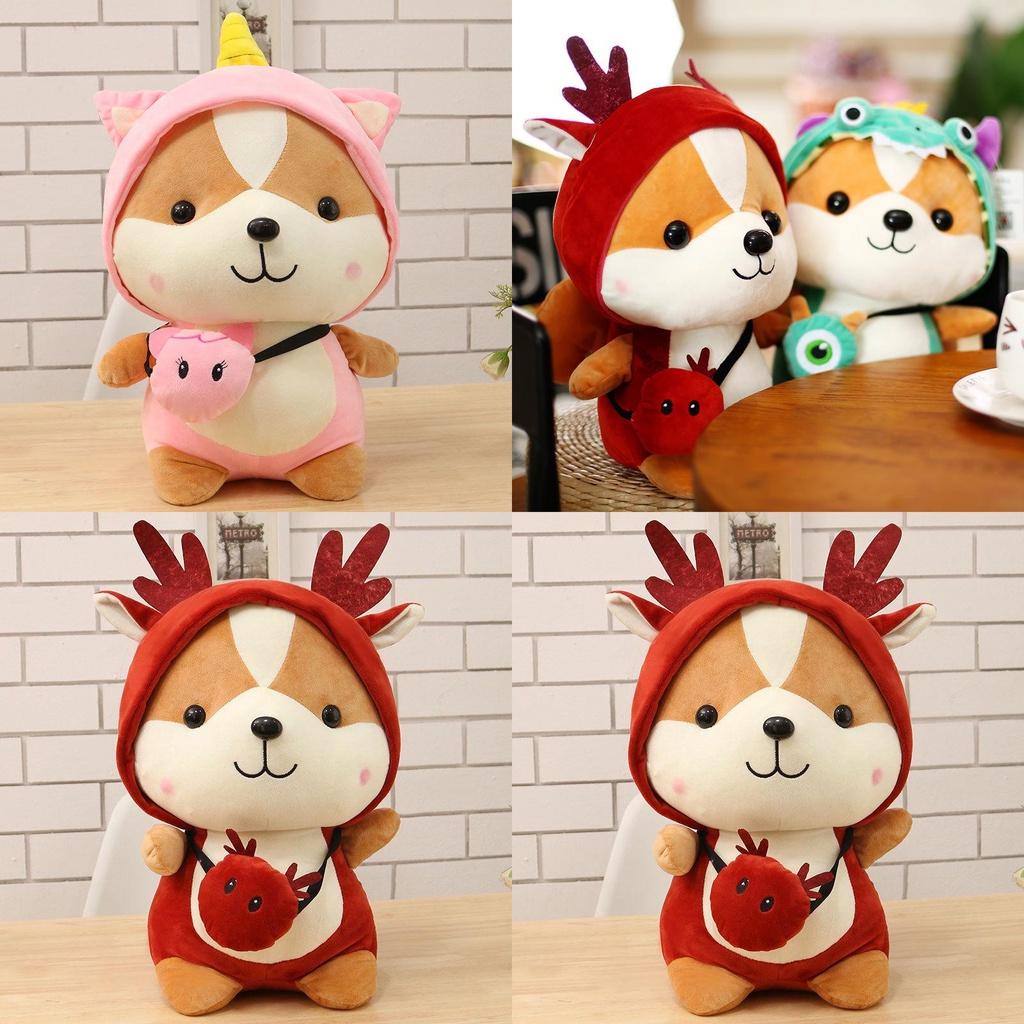 Cute And Soft Squirrel Plush Toy For Kids Dinosaur Dressup And Bee Costume Included