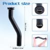 596163 Vacuum Hose Compatible with B&S, Replaces 593998 797408 | Rubber, 4 Pack, Fits B&S Single-Cylinder & V-Twin Engines, Lawn Mowers & Riding